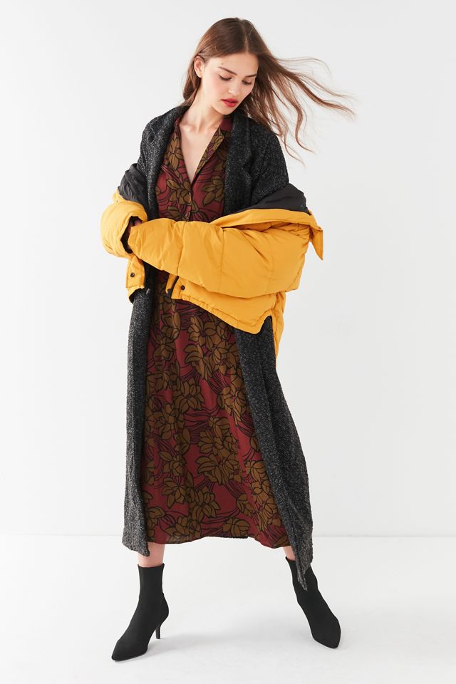 UO Charlotte Button-Down Midi Shirt Dress #1