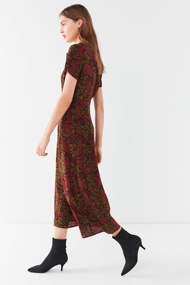 UO Charlotte Button-Down Midi Shirt Dress #4