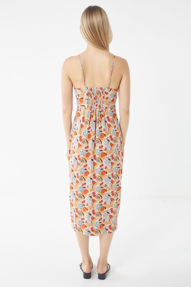 UO Amber Button-Down Linen Midi Dress #2