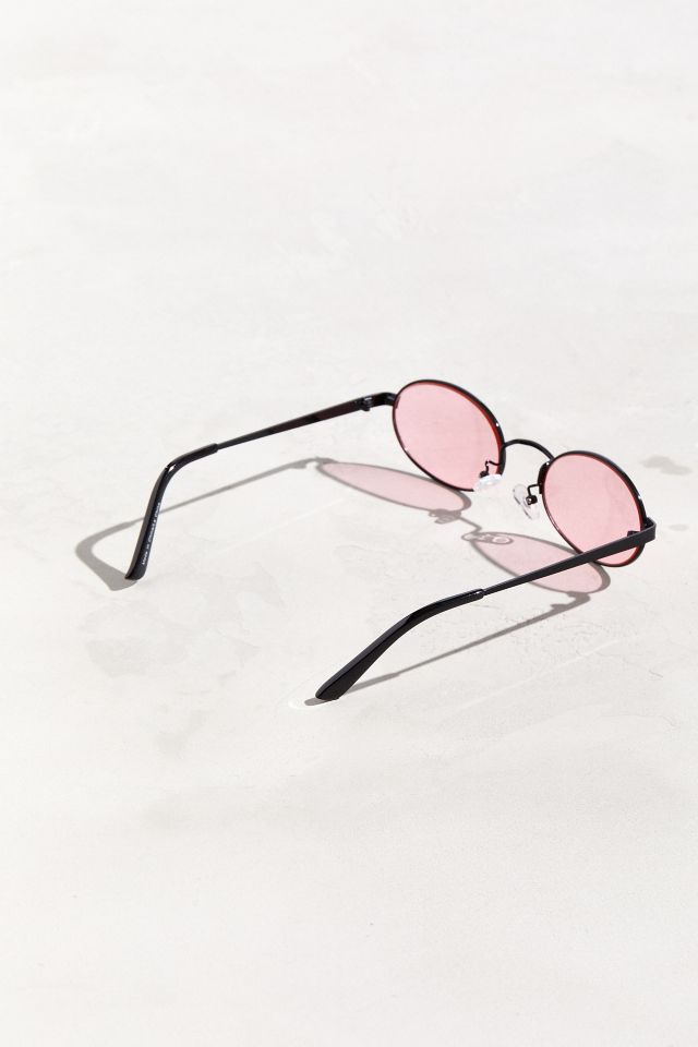 UO Small Metal Oval Sunglasses #3