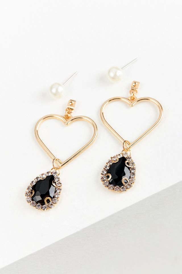 Remarquables pendants d'oreilles à cœur ZHUU #1