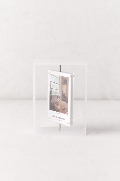URBAN OUTFITTERS Home Iridescent Mod Block Picture Frame Instax 