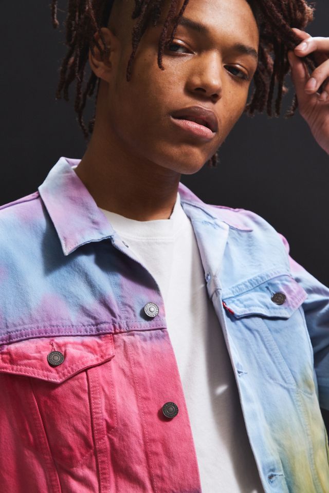 Levi’s Tie-Dye Denim Trucker Jacket #4