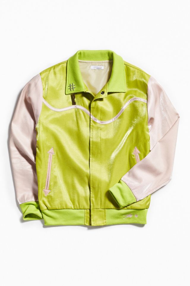 Lucid FC Athletic Satin Bomber Jacket #1