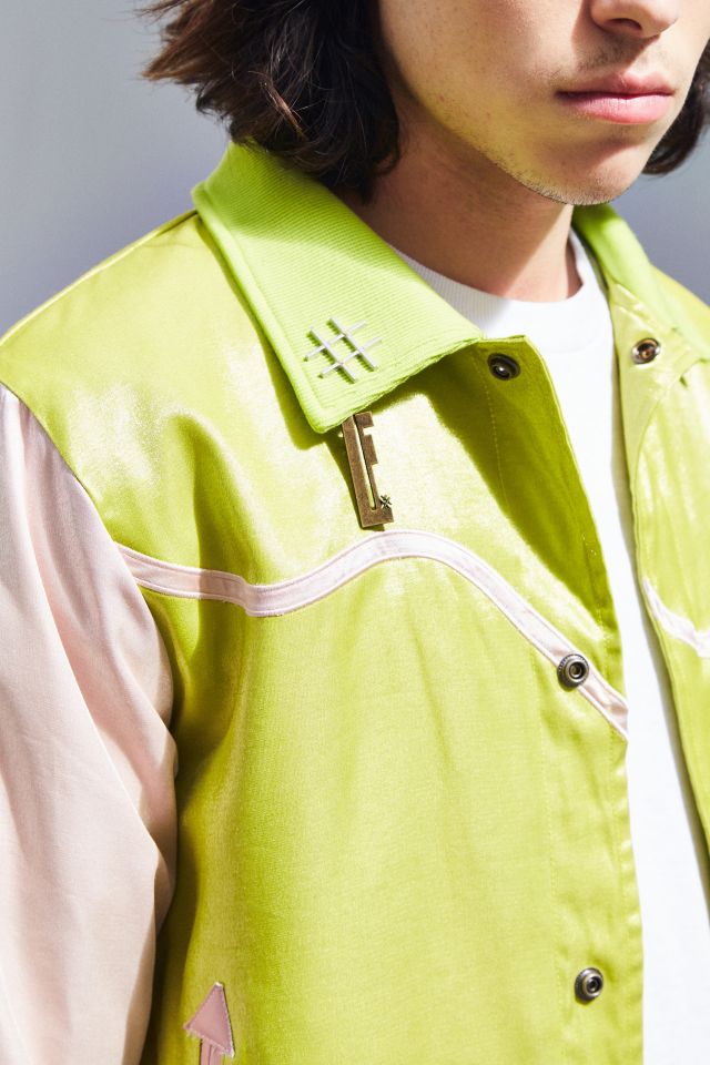 Lucid FC Athletic Satin Bomber Jacket #3