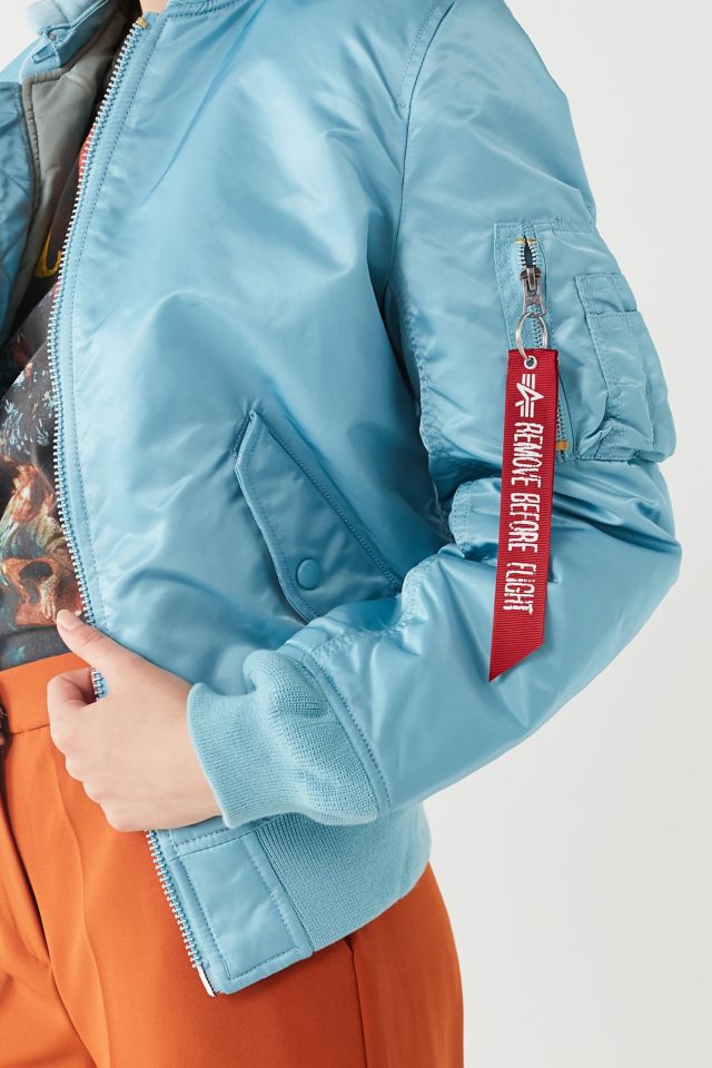 Blouson aviateur  MA-1 Blue Natus Alpha Industries #5