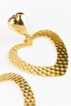 Frasier Sterling With Love Heart Drop Earring | Urban Outfitters