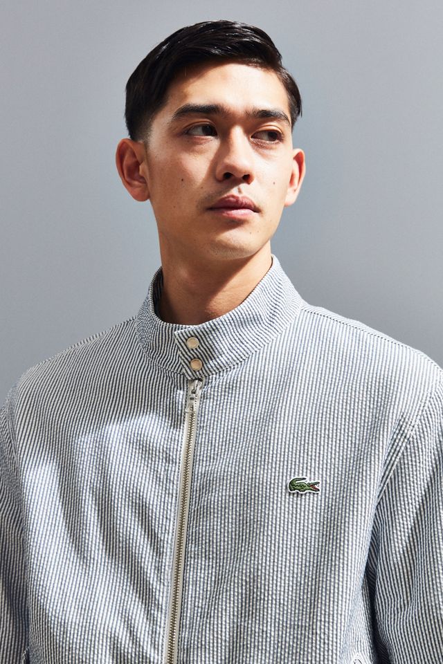Lacoste Stripe Harrington Jacket | Urban Outfitters