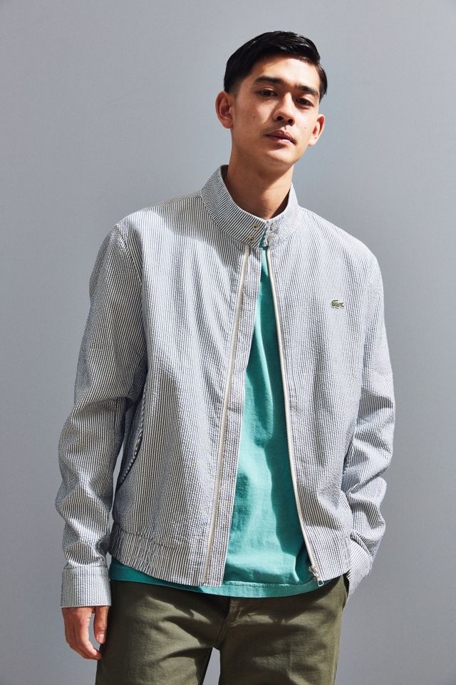 Lacoste Stripe Harrington Jacket | Urban Outfitters