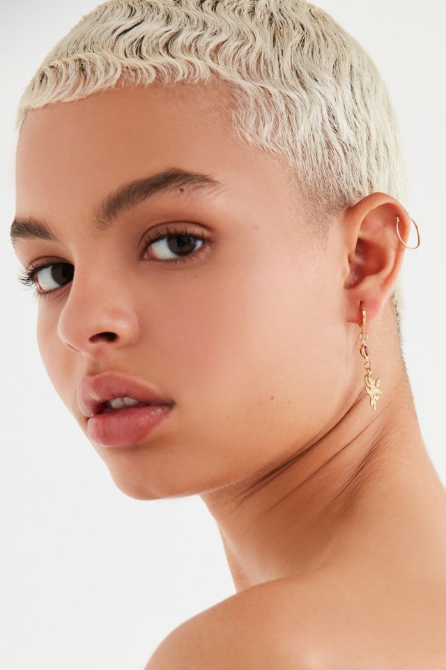 Frasier Sterling Rose Drop Earring | Urban Outfitters Canada