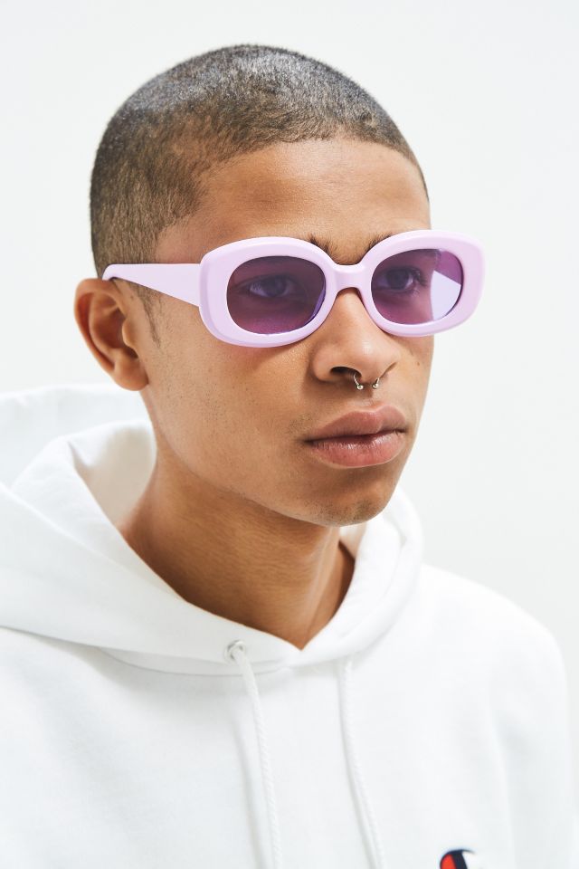 Chunky Squared Oval Sunglasses #1