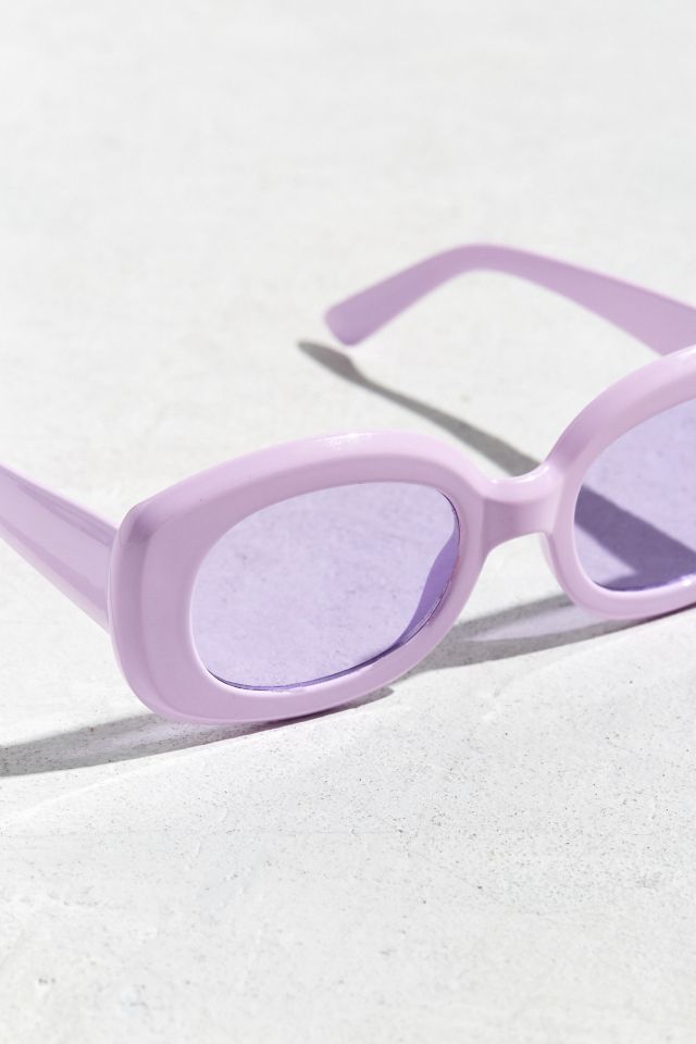 Chunky Squared Oval Sunglasses #2