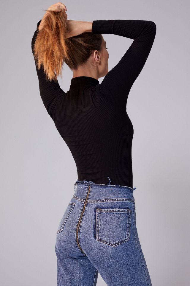 BDG High-Rise Cropped Zipper Jean #1