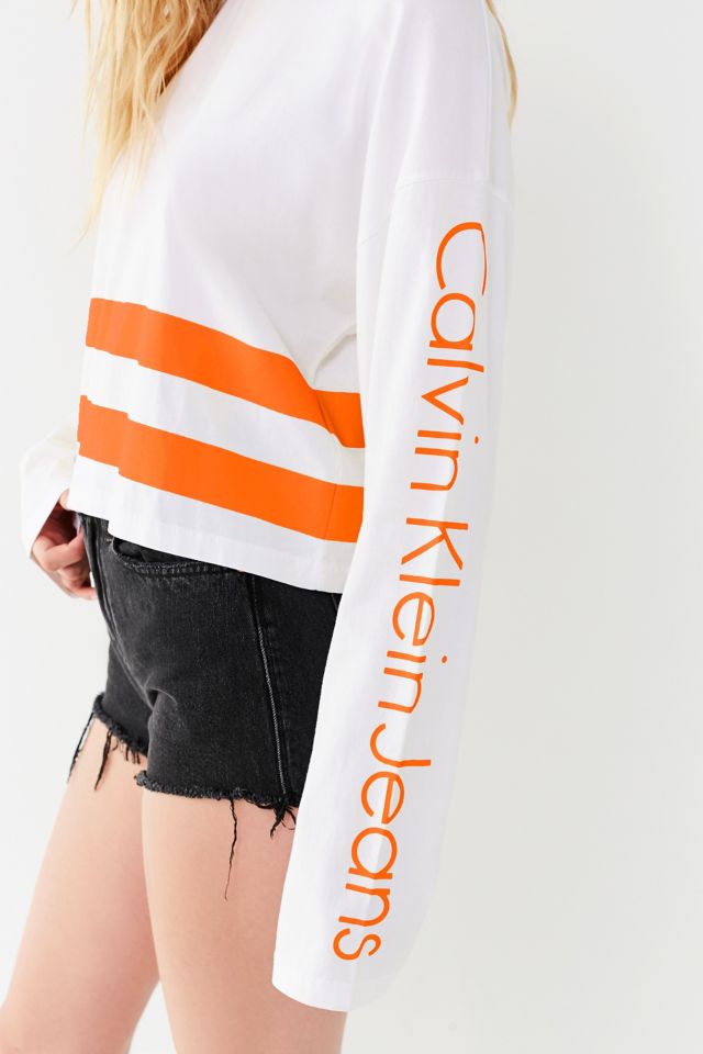 Calvin Klein Long Sleeve Striped Tee #1