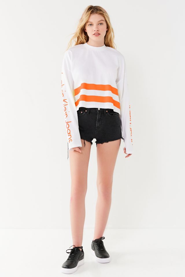 Calvin Klein Long Sleeve Striped Tee #3
