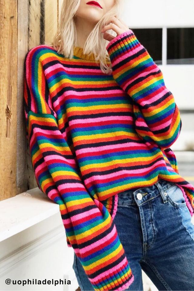 Sweaters rainbow sale