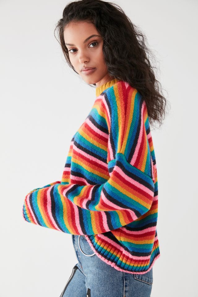 The Ragged Priest + Glow Kit Rainbow Sweater