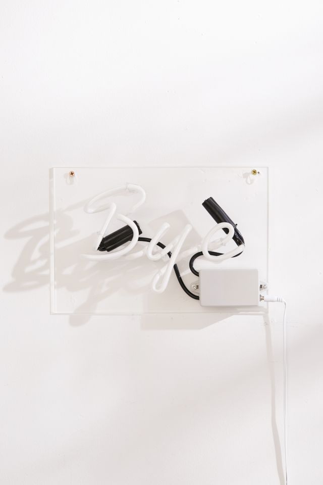 Enseigne lumineuse Bye #2