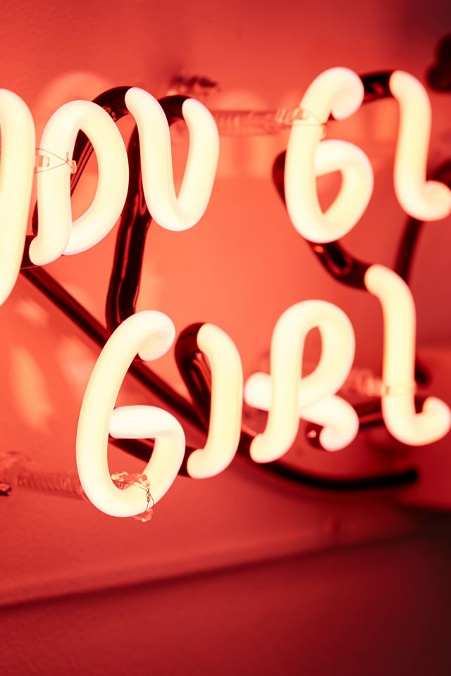 Amber Ibarreche UO Exclusive You Glow Girl Neon Sign #3