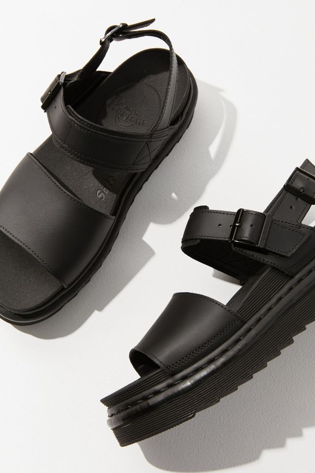 Dr martens voss sandal on sale black