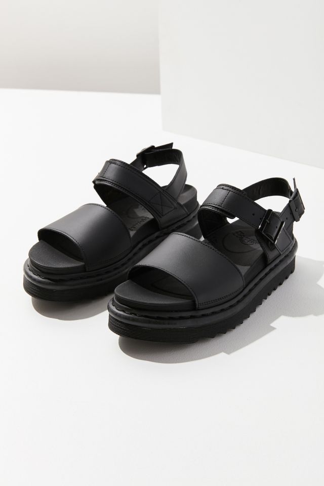 Dr. Martens Voss Black Leather Sandal #2