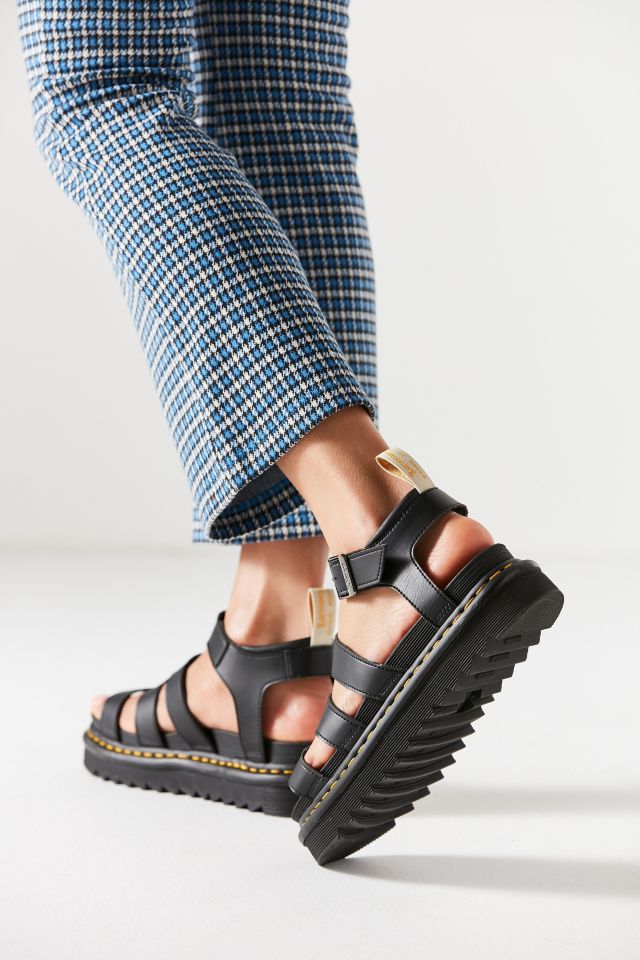 Dr. Martens Blaire Hydro Leather Strap Platform Sandal