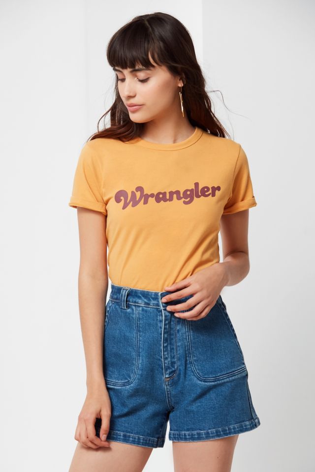 Wrangler + UO ‘70s Logo Tee | Urban Outfitters