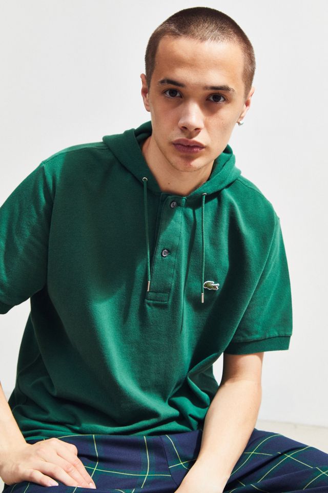 Lacoste Pique Hoodie Tee | Urban Outfitters