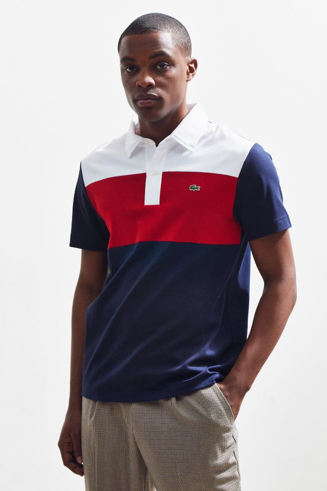 Lacoste Blocked Polo Shirt | Urban Outfitters