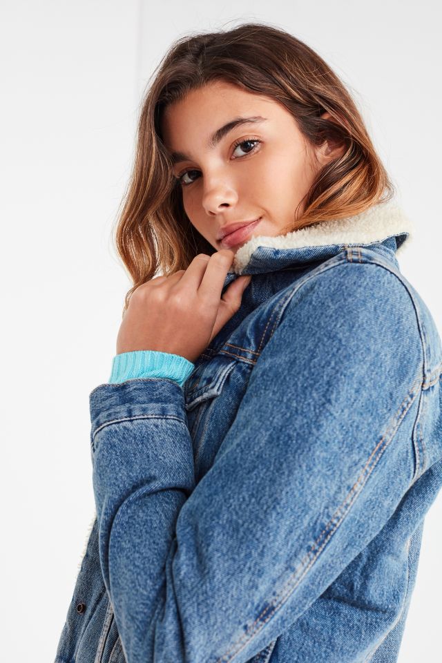 Levi’s Denim Sherpa Trucker Jacket - Indigo #2