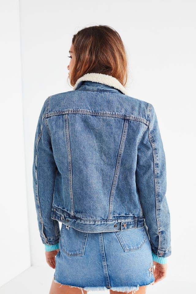 Levi’s Denim Sherpa Trucker Jacket - Indigo #3