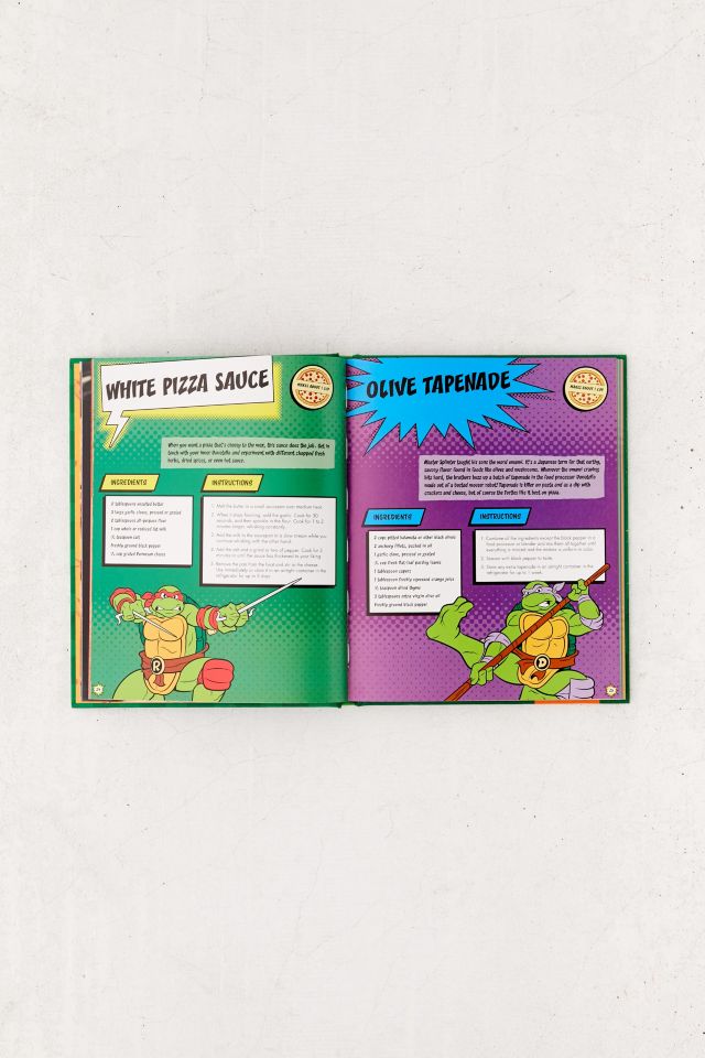 Teenage Mutant Ninja Turtles Cookbook Pizza Box UO Exclusive Gift Set #4