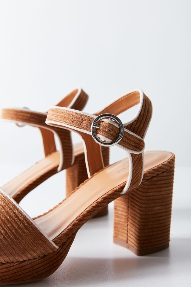 Arlo Corduroy Platform Heel #4
