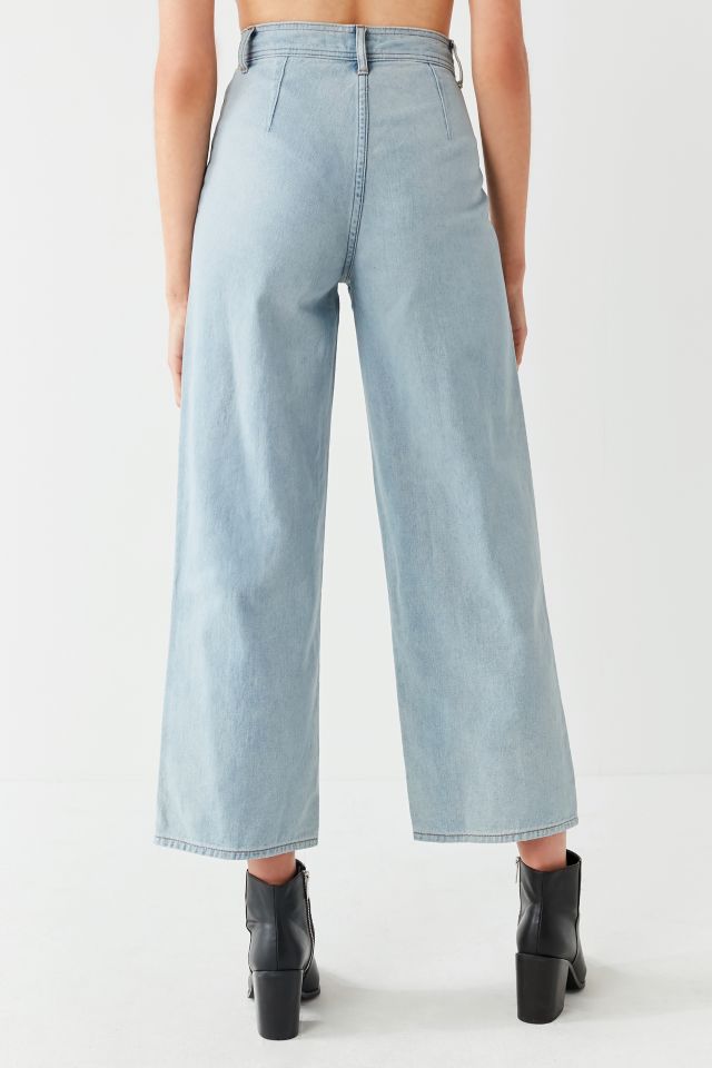 BDG High + Wide Cropped Jean - Light Wash #3