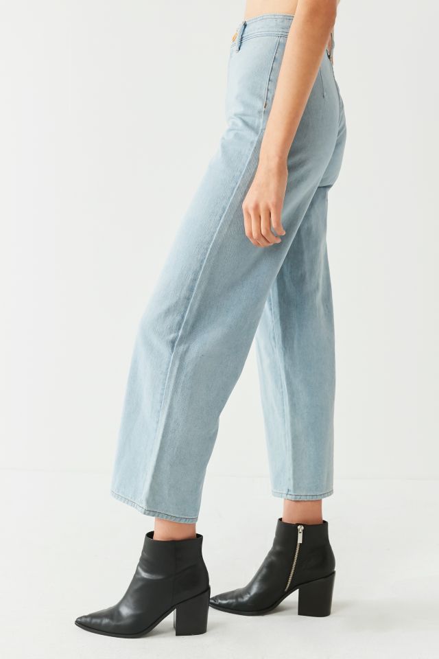 BDG High + Wide Cropped Jean - Light Wash #5