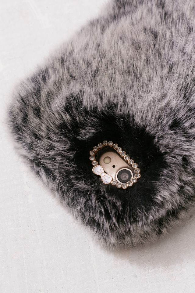 Velvet Caviar Cozy Faux Fur iPhone 8/7 Case #3