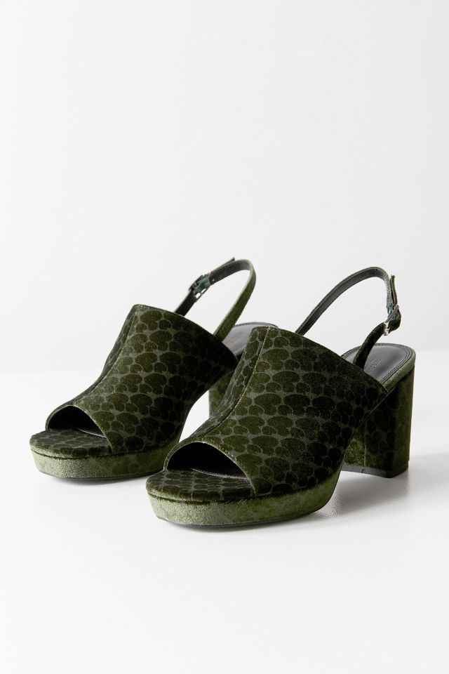 Esme Velvet Slingback Heel #1