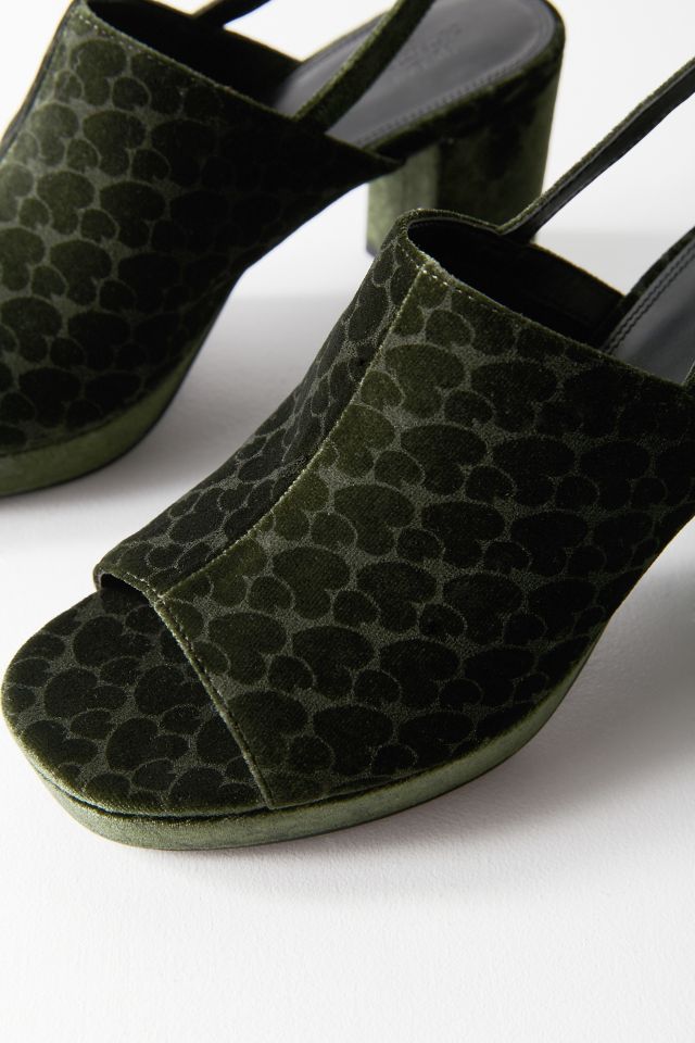 Esme Velvet Slingback Heel #3