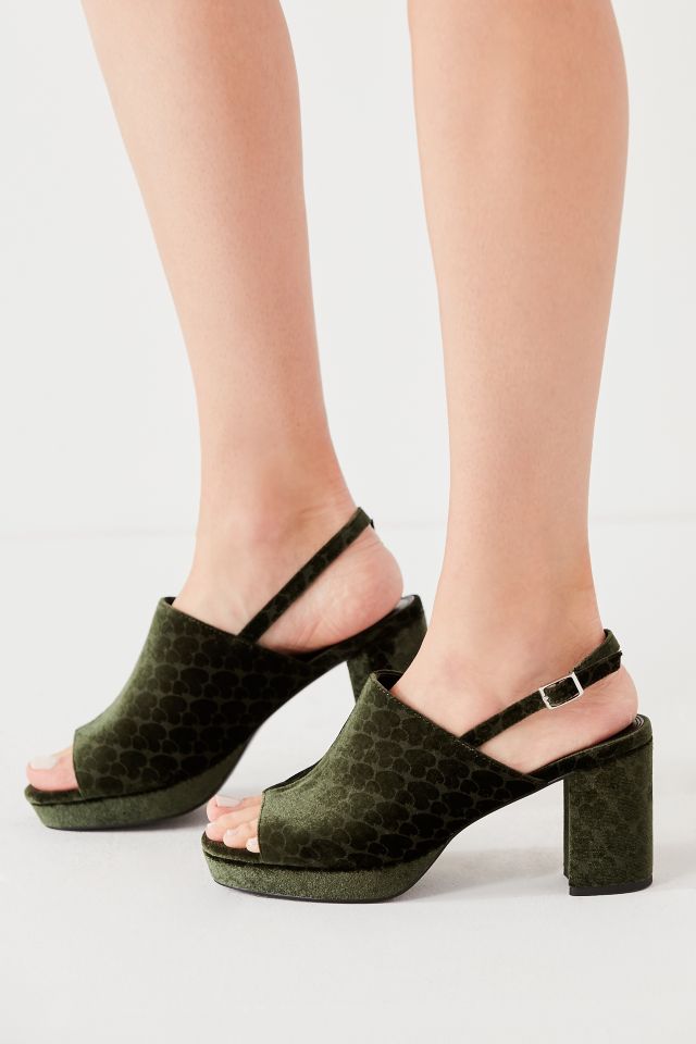 Esme Velvet Slingback Heel #4