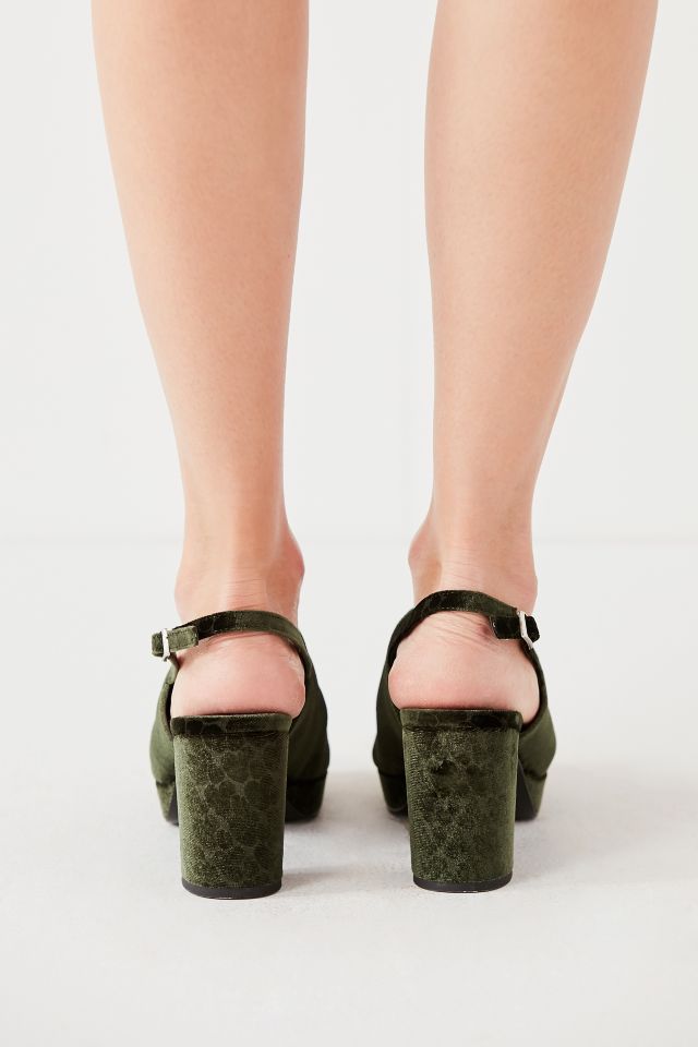 Esme Velvet Slingback Heel #5