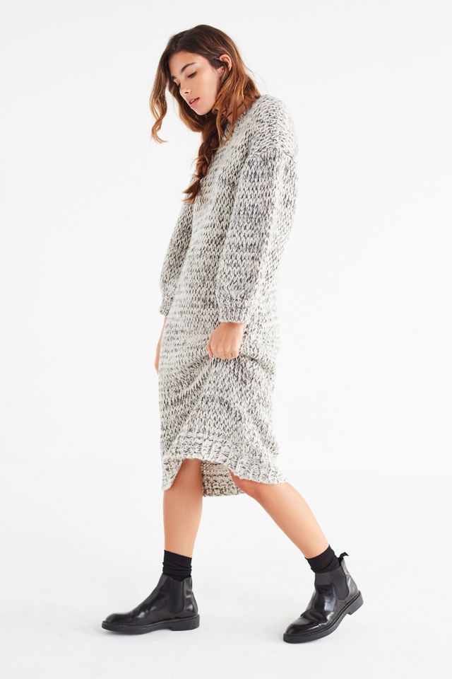 Moon River Yarn Knit Sweater Midi Dress #3