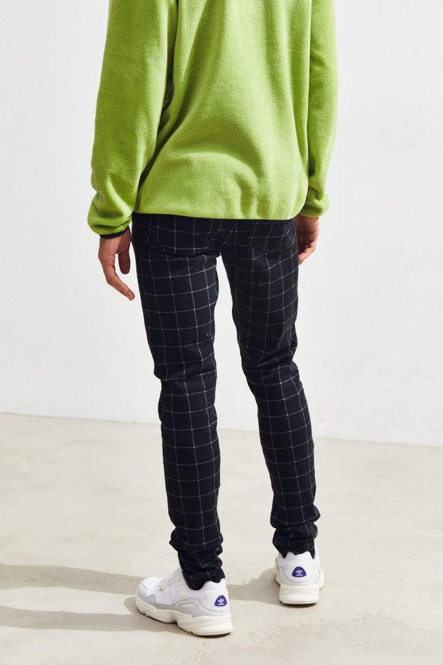 Pantalon étroit tartan UO #3