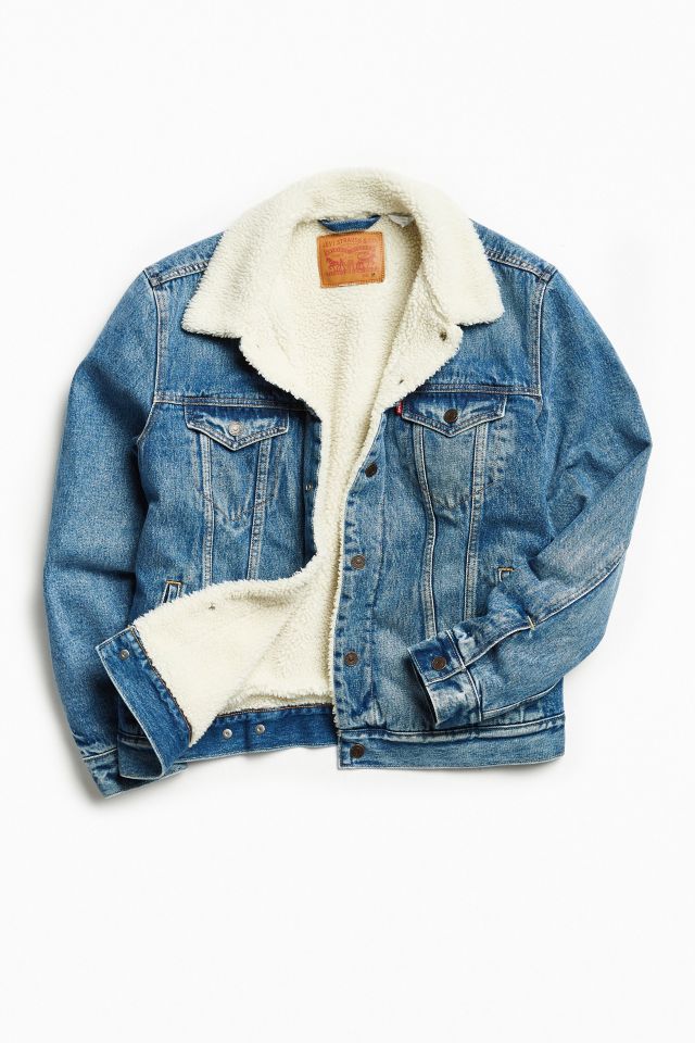 Levi’s Sherpa Denim Trucker Jacket #1