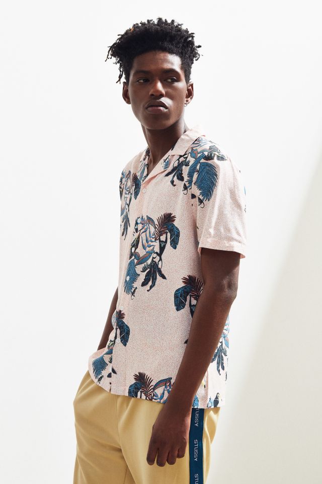 Native Youth Tropical Floral Short Sleeve Button-Down Shirt #2