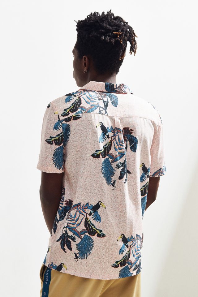 Native Youth Tropical Floral Short Sleeve Button-Down Shirt #3