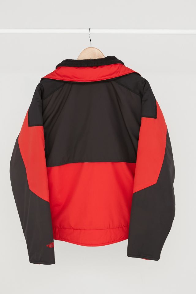Veste bouffante noire et rouge vintage des années 70 signée The North Face #2