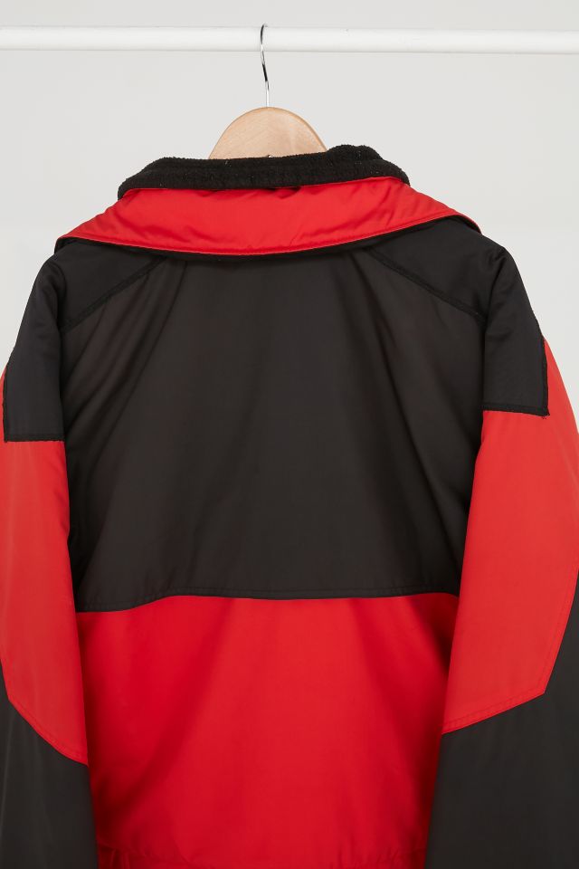 Veste bouffante noire et rouge vintage des années 70 signée The North Face #5