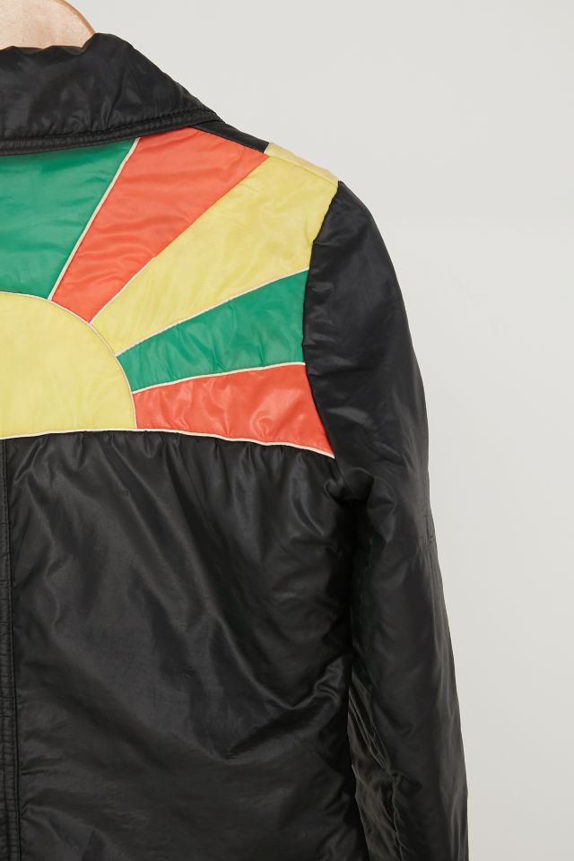 Veste bouffante noire Sunrise vintage années 70 #2