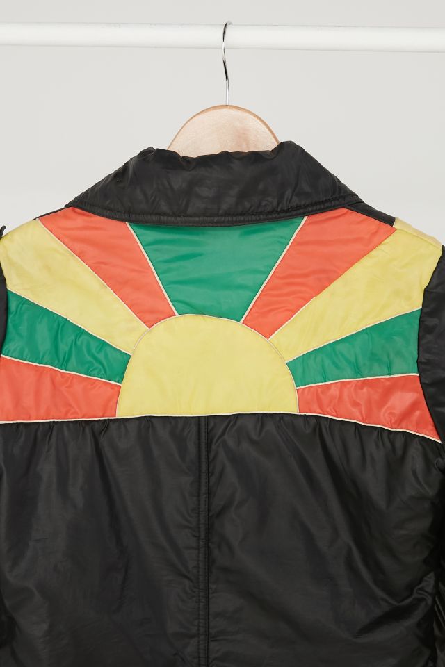 Veste bouffante noire Sunrise vintage années 70 #5