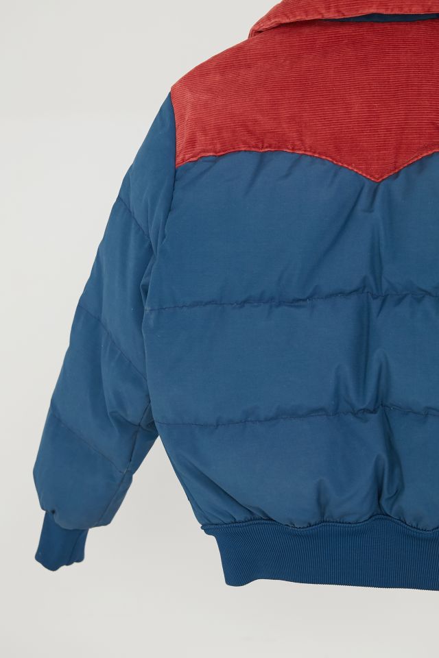 Vintage ‘70s Contrast Corduroy Puffer Jacket #5